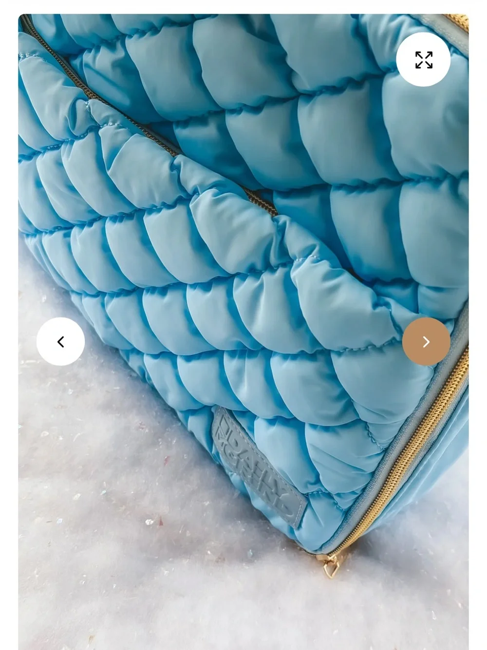 The Daily Grind Planner & Laptop Bag | Après-Ski Luxe – Glacier Blue